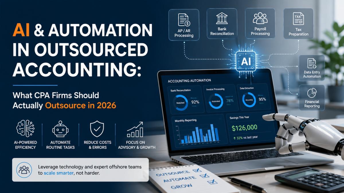 AI & Automation in Outsourced Accounting: What CPA Firms Should Actually Outsource in 2026